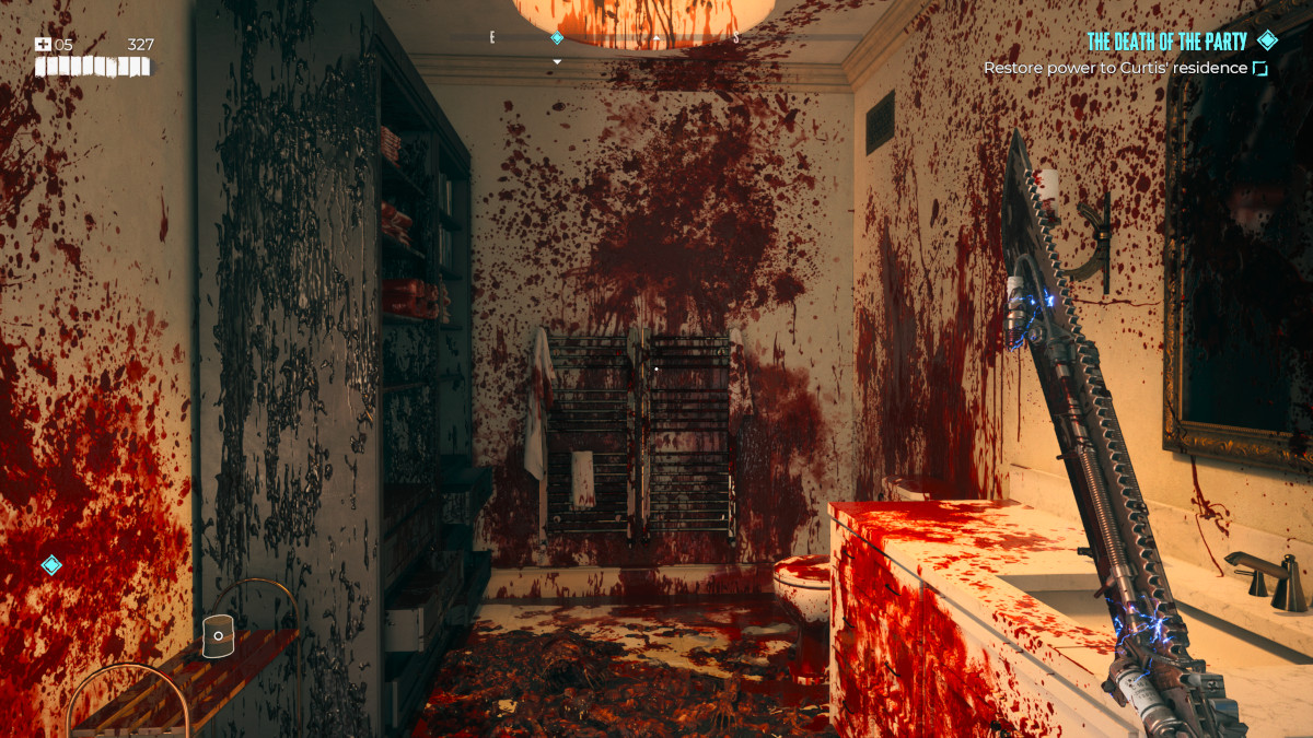 Dead Island 2 Badezimmer voller Blut